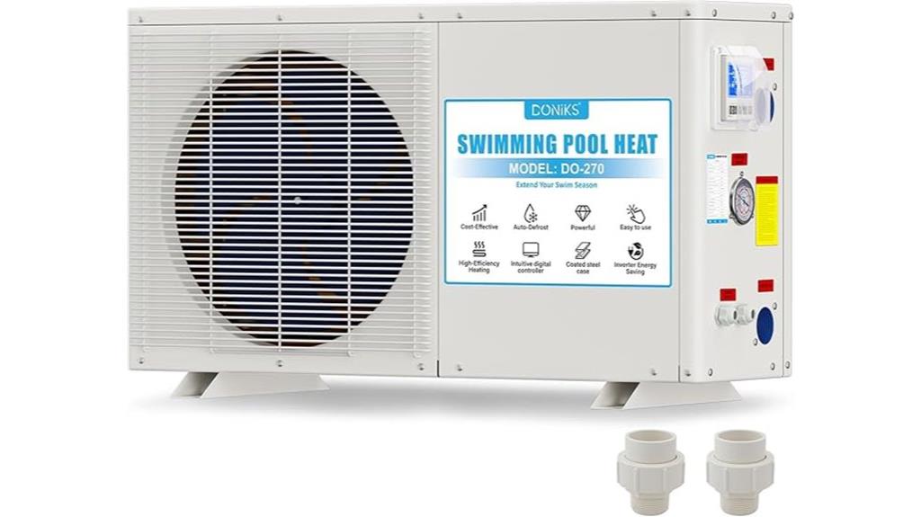 large 72000 btu pool heater