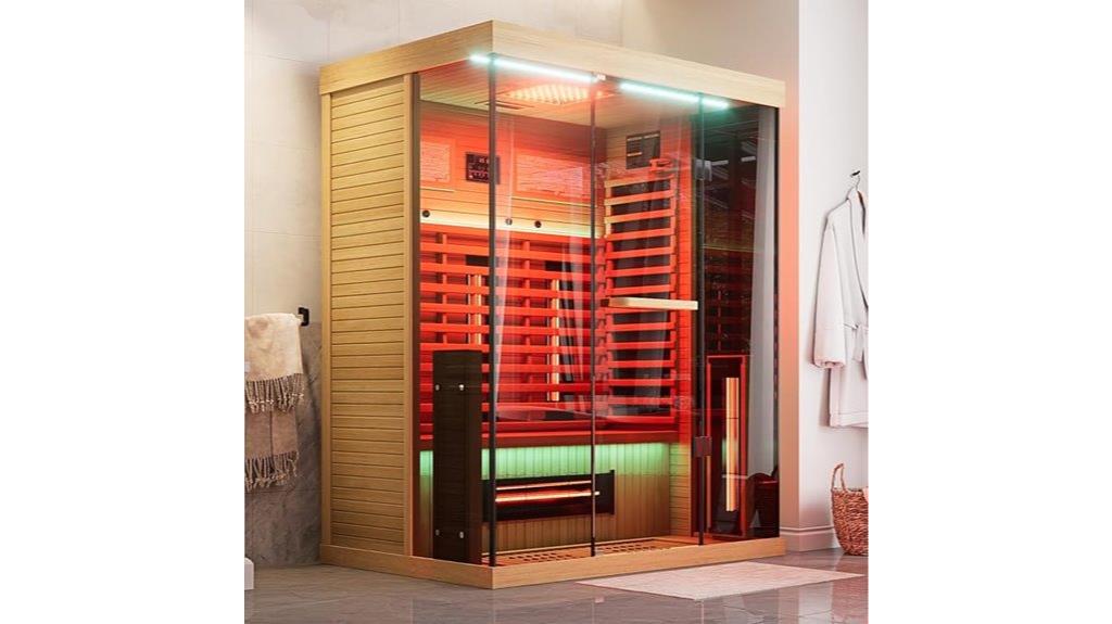 large capacity infrared sauna