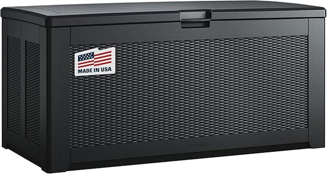 large resin outdoor storage