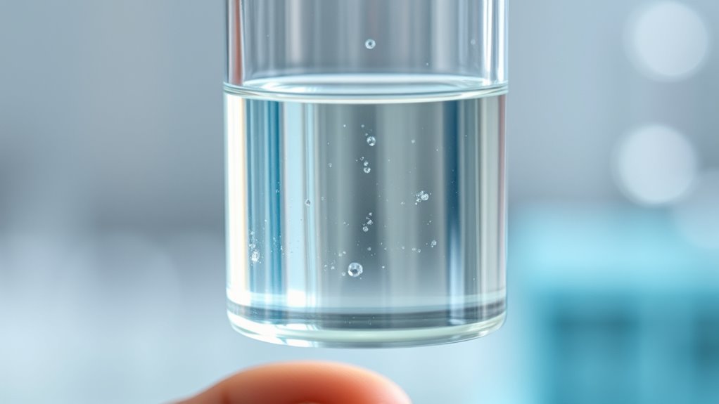 light scattering measures cyanuric acid