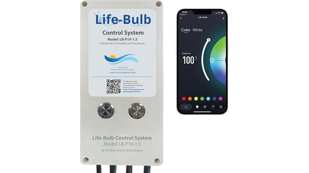 lighting size control system