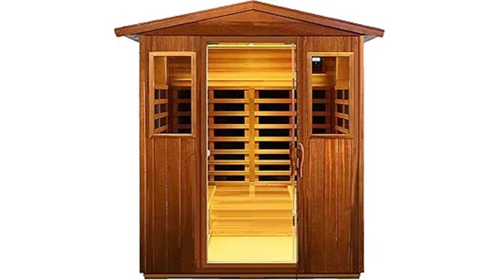 luxury four person sauna