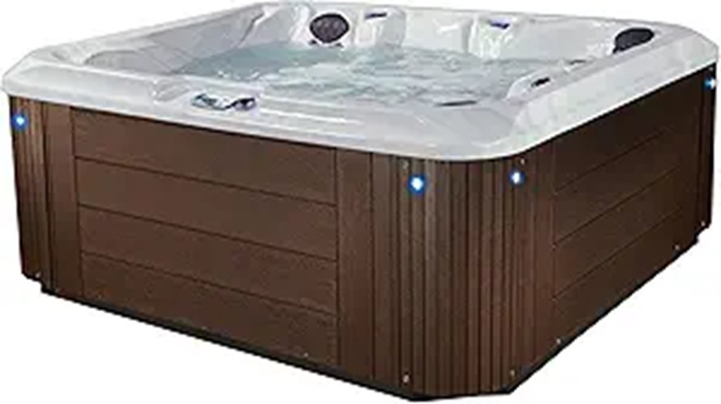luxury hot tub features