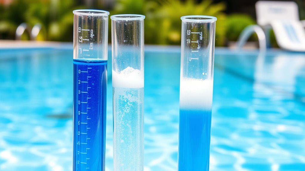 maintain balanced pool mineral levels