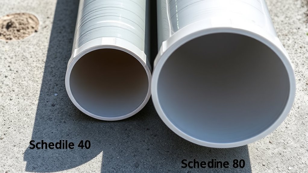 material thickness determines pipe strength