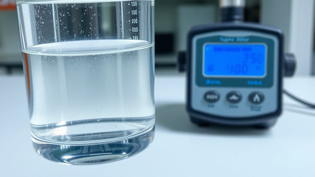 measuring water clarity with instruments