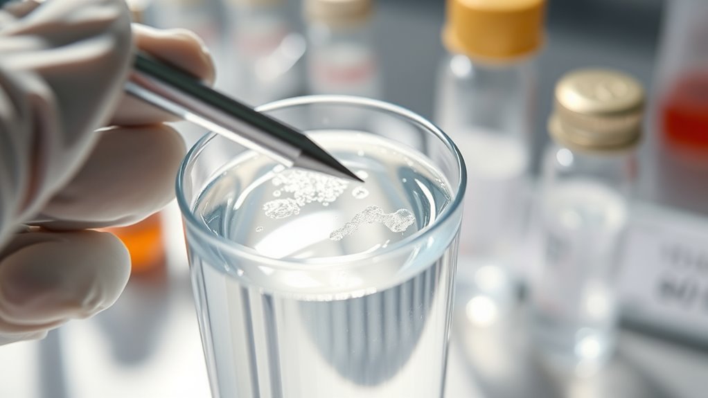 metals chlorine testing interference