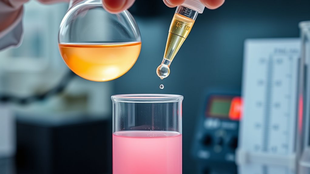 observe color change precisely