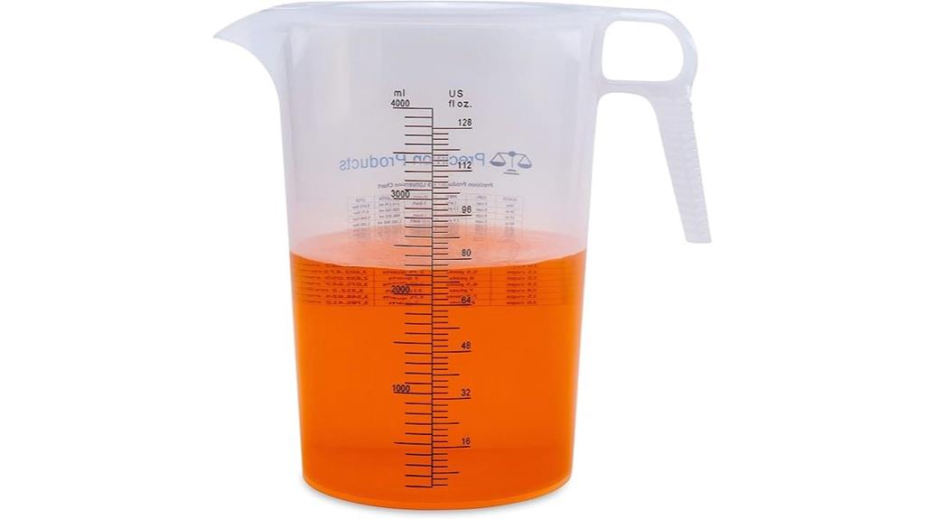 one gallon 128 ounce pitcher