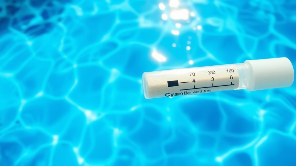 optimal cyanuric acid levels