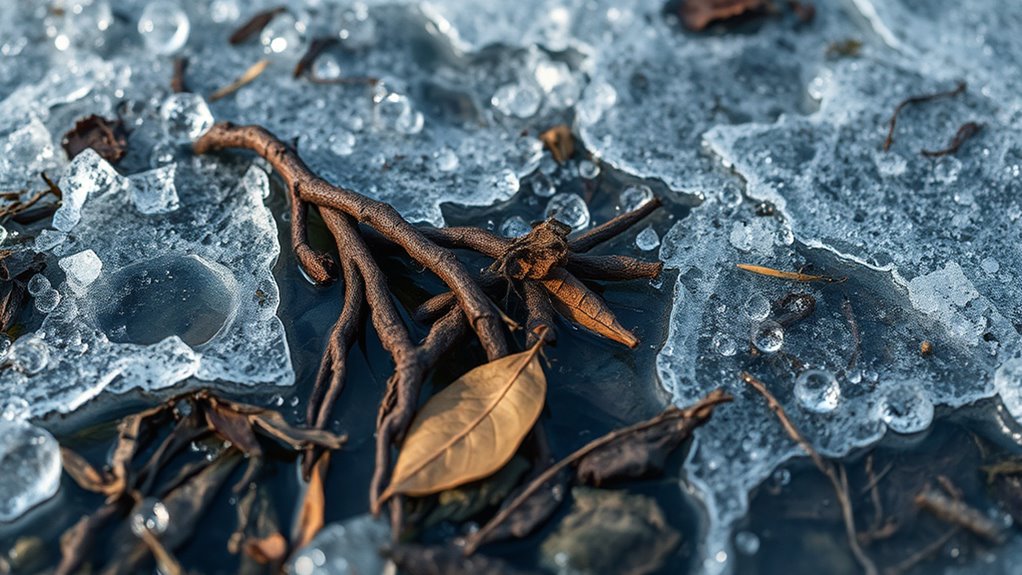 organic matter stabilizes winter soil