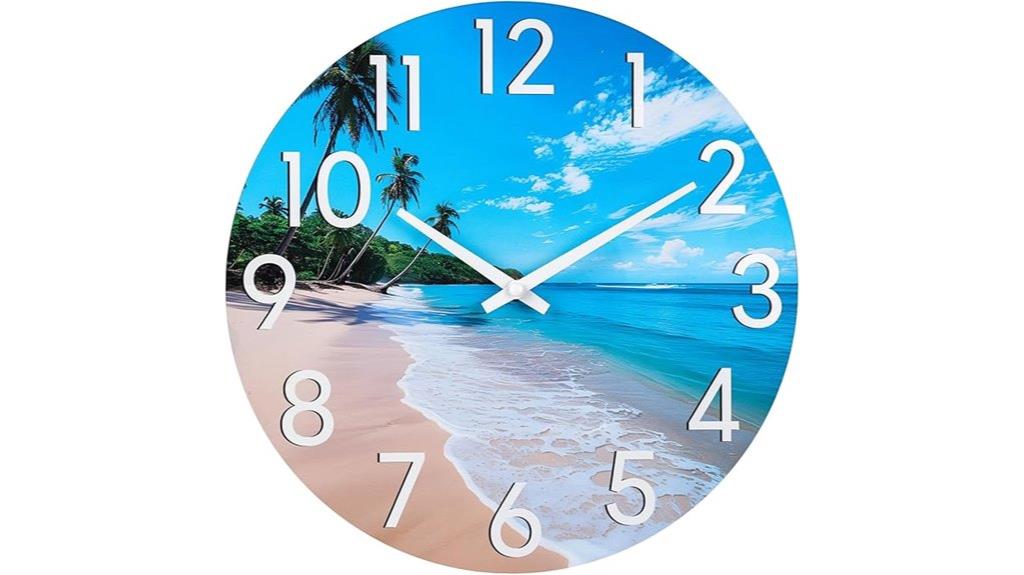 outdoor garden wall clock
