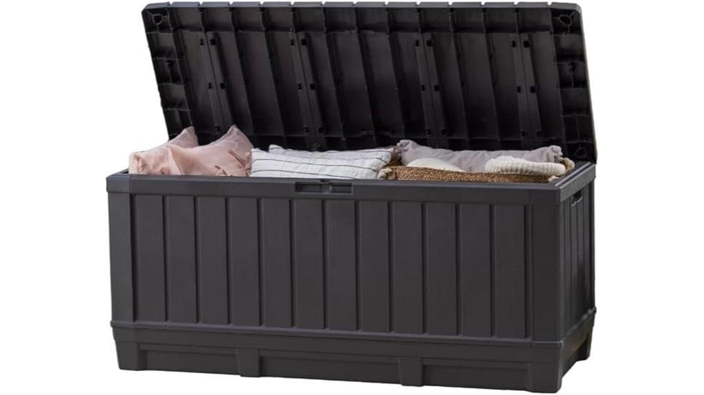outdoor resin deck storage