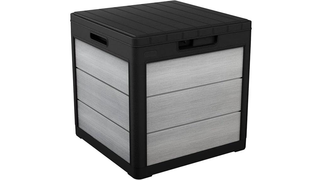 outdoor resin storage box
