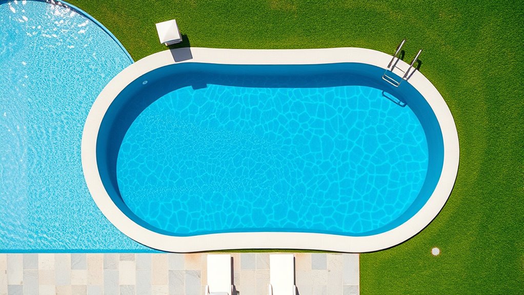 oval pool volume calculation