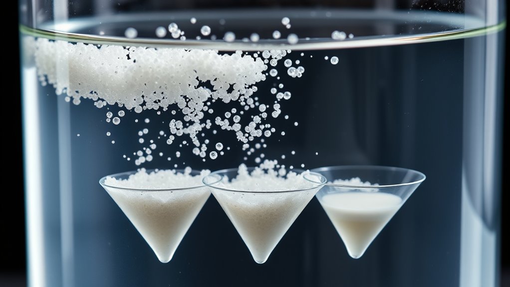 particle aggregation and separation