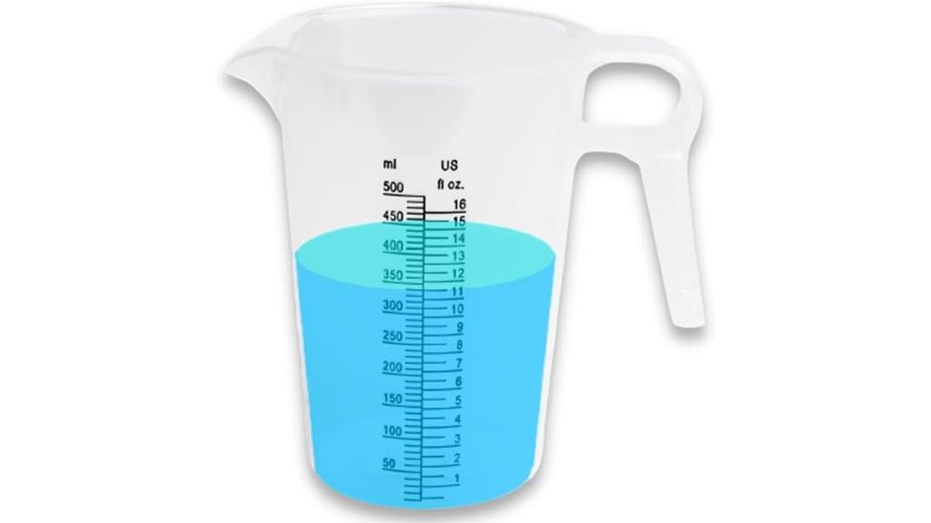 plastic 16oz measuring pitcher
