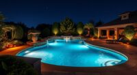 pool area lighting ideas