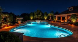 pool area lighting ideas