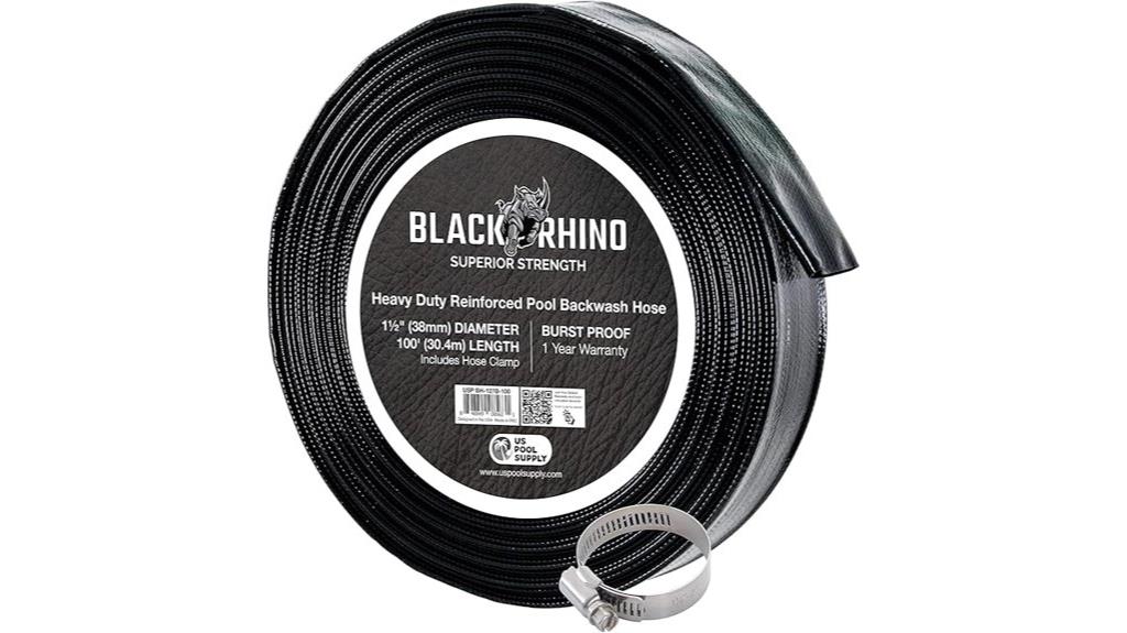pool backwash hose 100ft