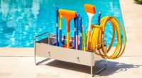 pool caddies for organization