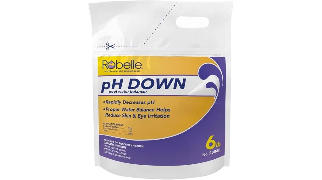 pool chemical ph reducer