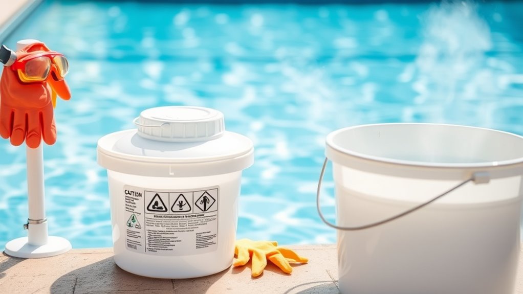 pool chemical safety precautions