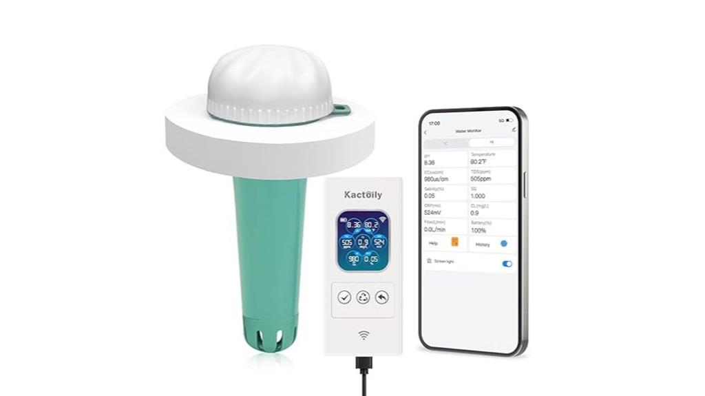 pool chemical testing device