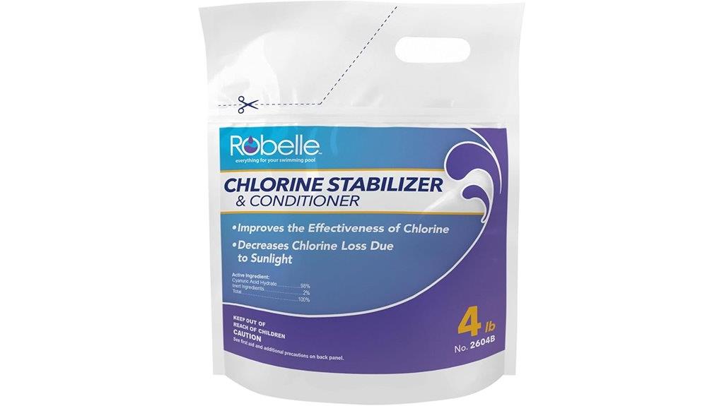 pool chlorine stabilizer 4 lbs