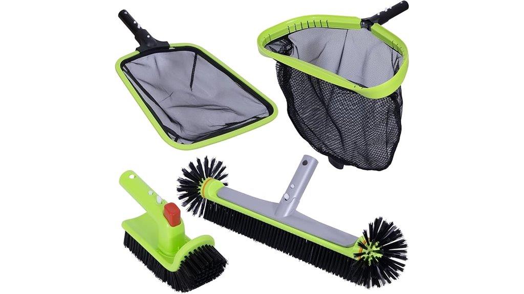 pool cleaning kit set