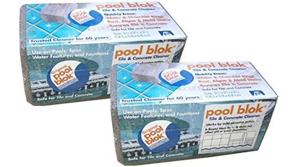 pool cleaning pumice block