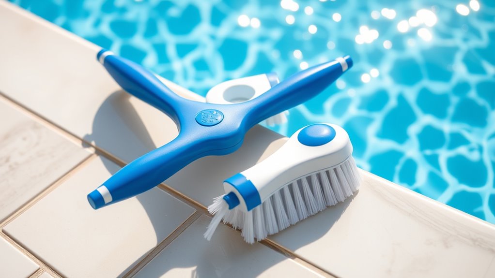 pool corner brush selection