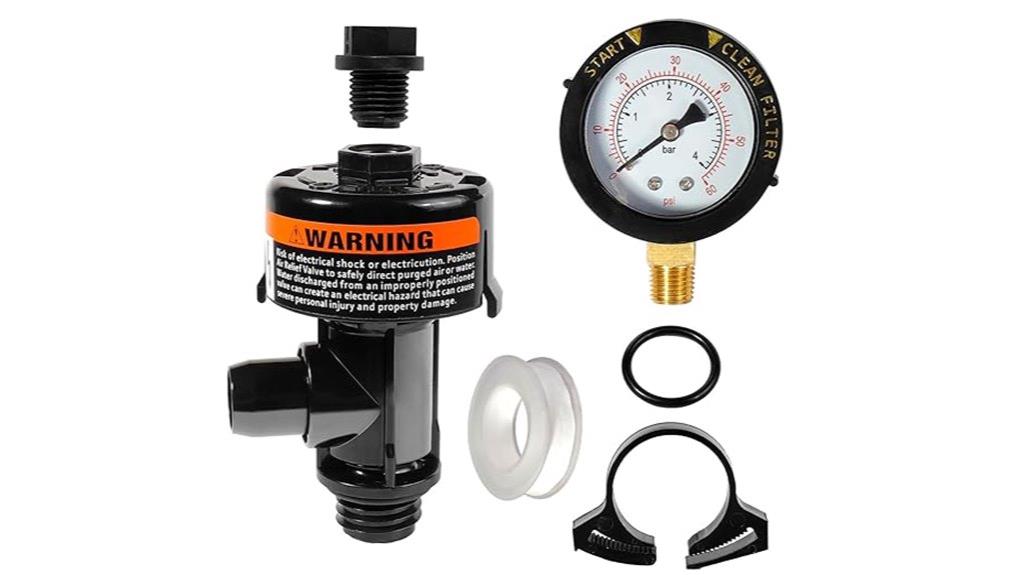pool filter air valve