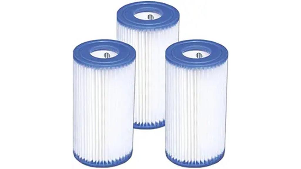 pool filter cartridge set