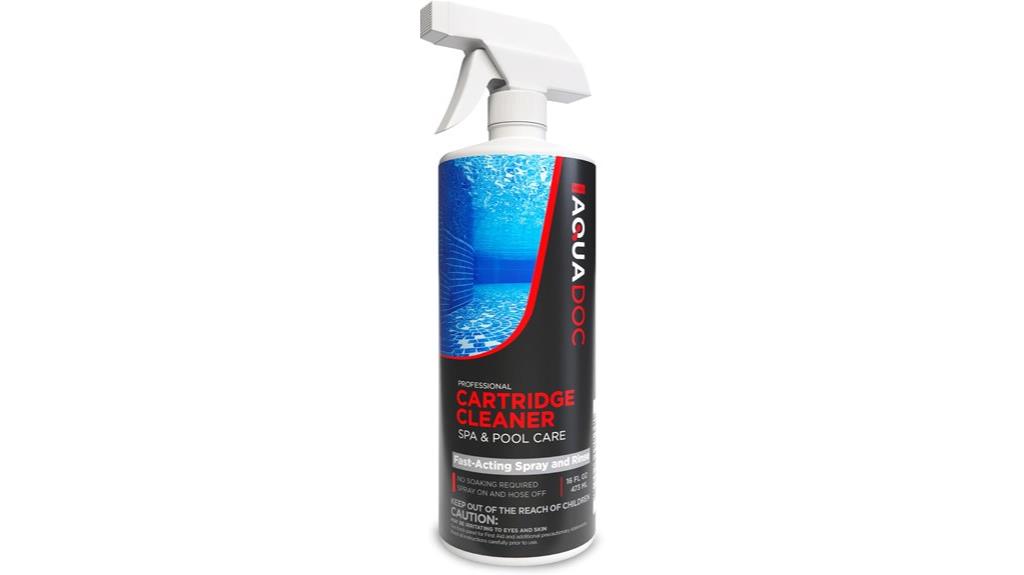 pool filter cleaner spray