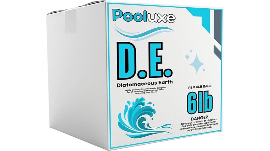 pool filter powder package