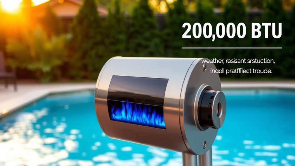 pool heater selection criteria