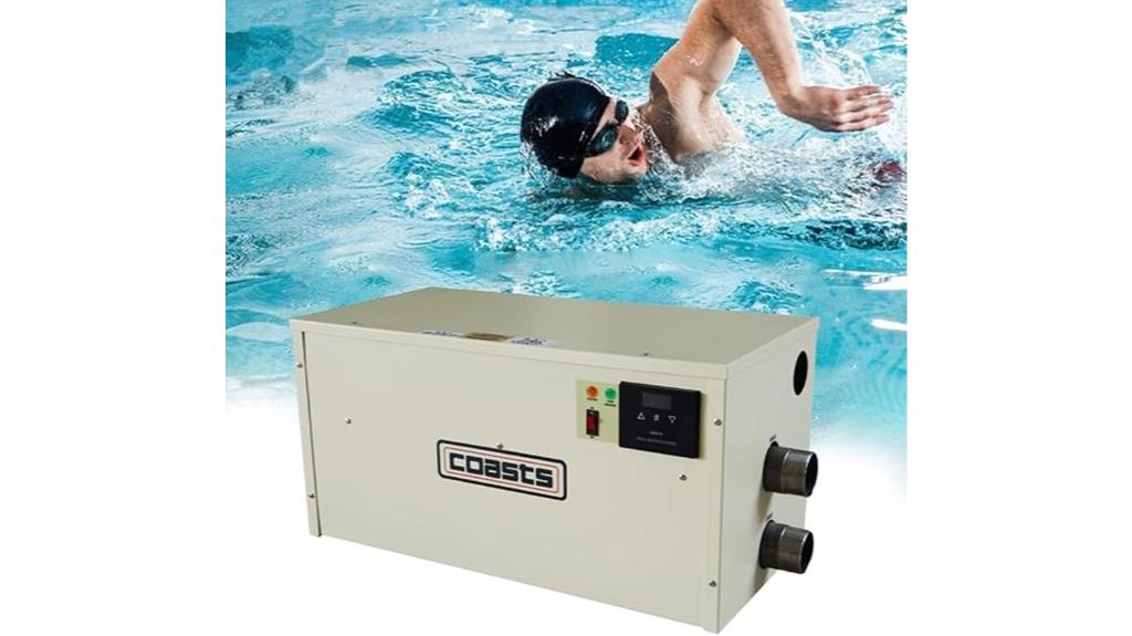 pool heater with thermostat