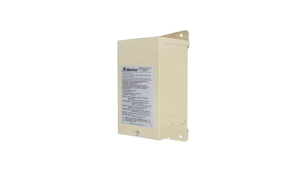 pool light transformer power