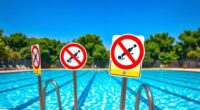 pool safety no diving
