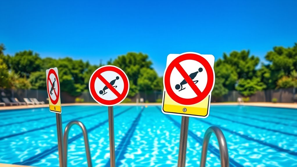 pool safety no diving