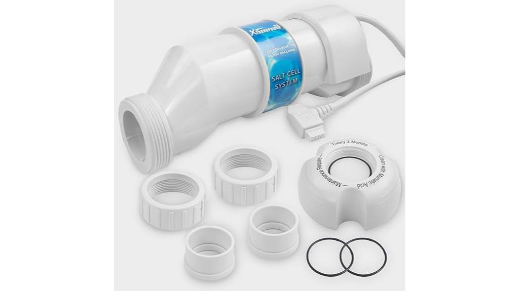 pool salt cell capacity