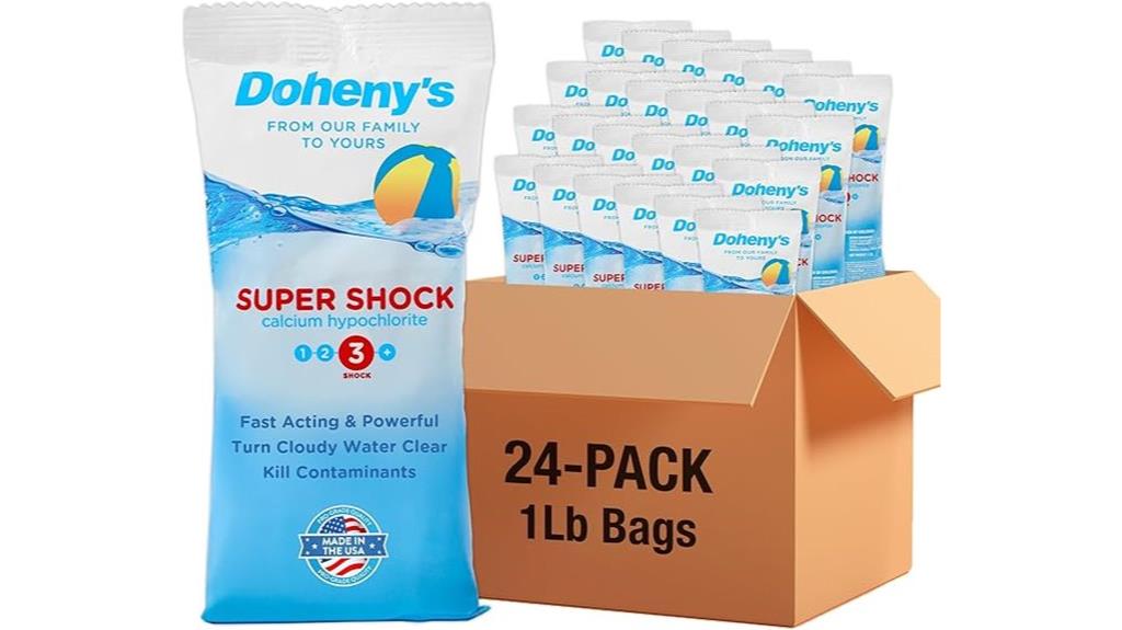 pool shock granules pack