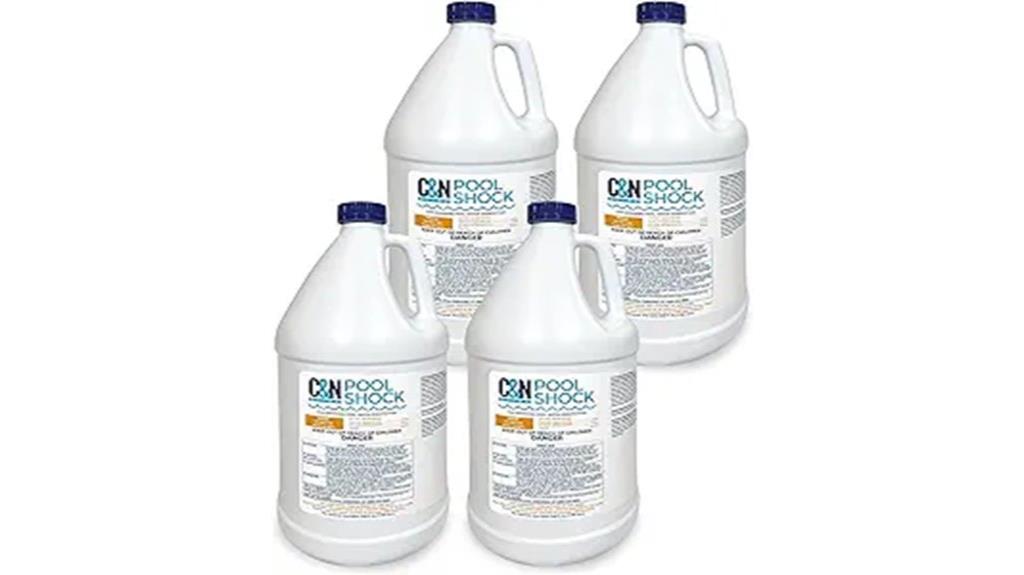 pool shock sodium hypochlorite