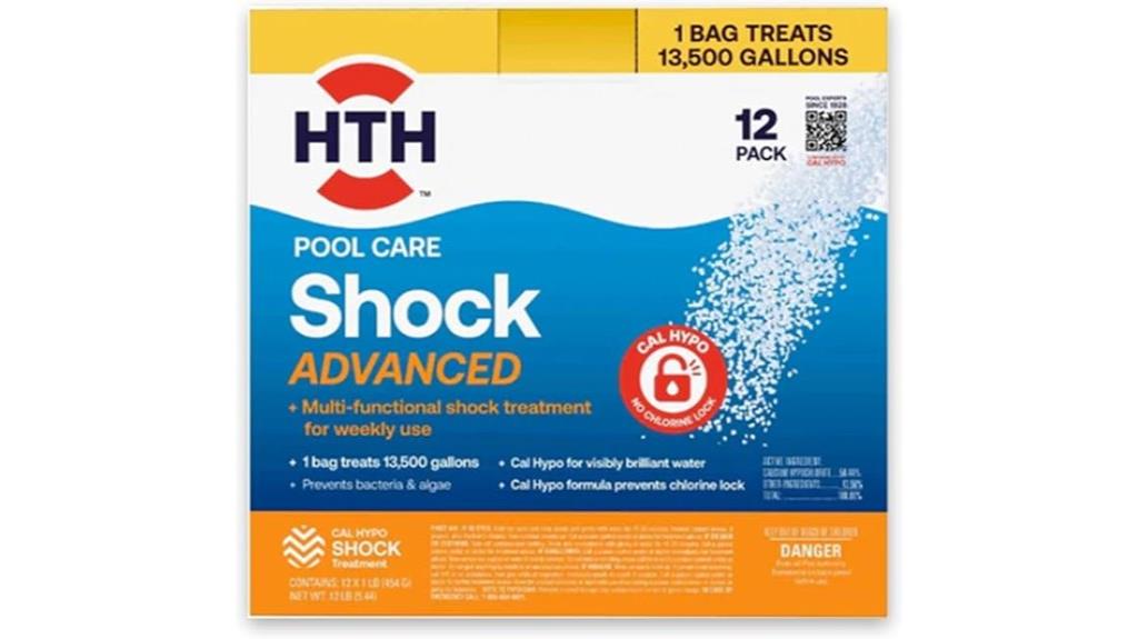 pool shock treatment pack