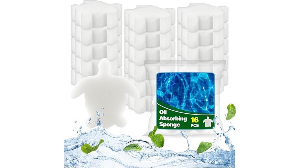 pool sponge oil absorbers