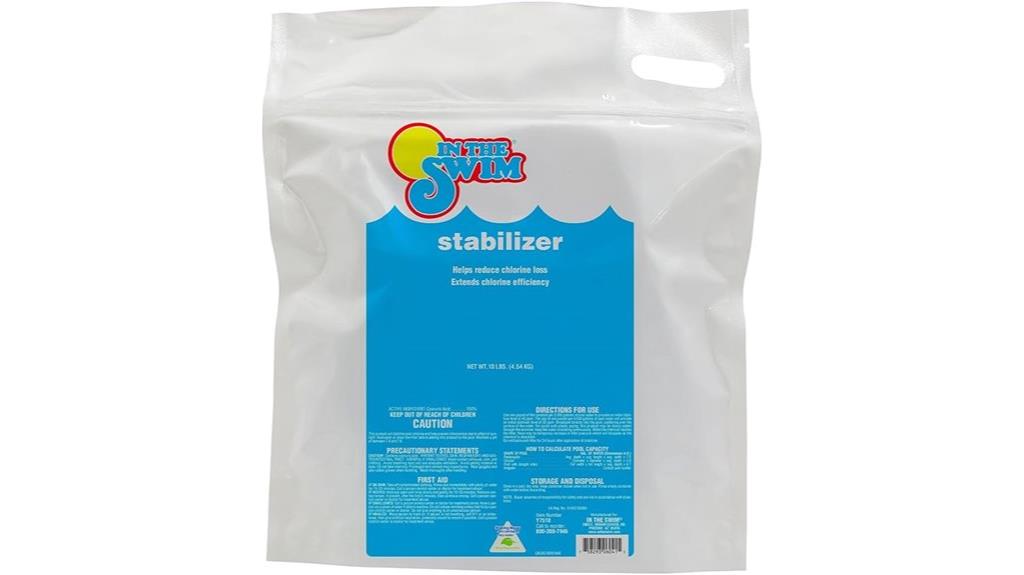 pool stabilizer 10 lbs