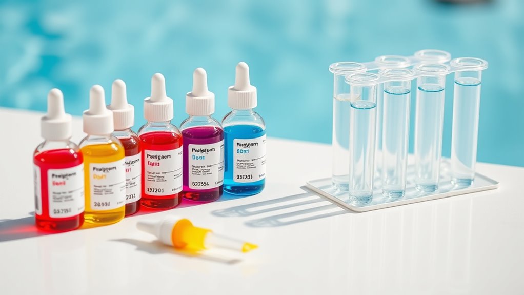 pool testing reagent considerations