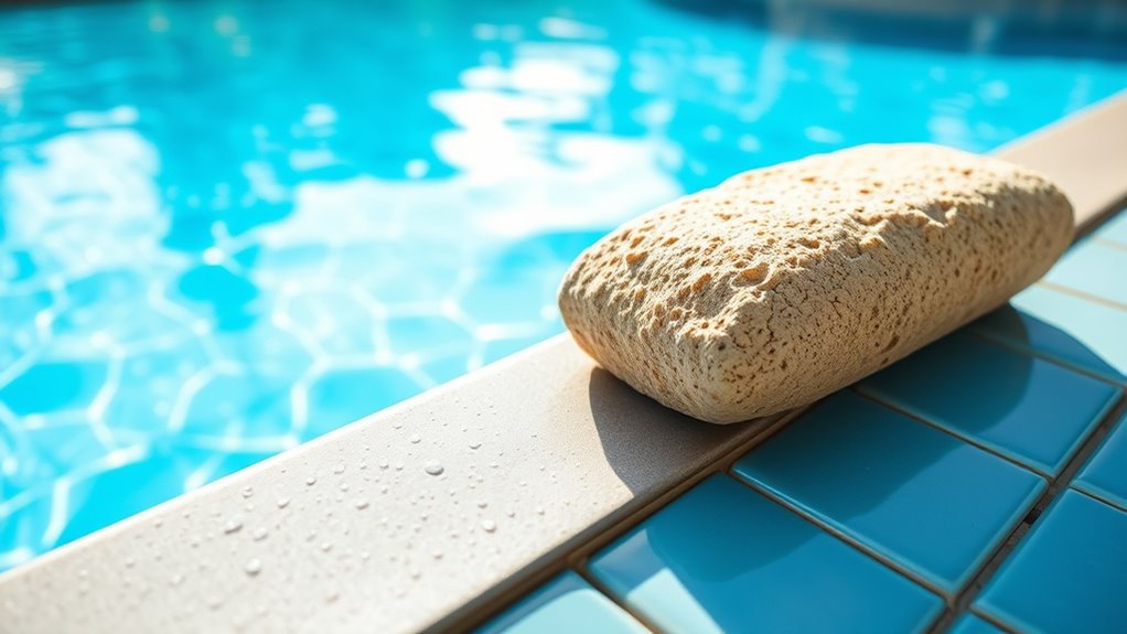 pool tile cleaning stones