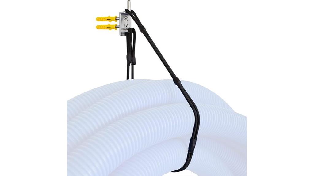 pool vacuum hose holder